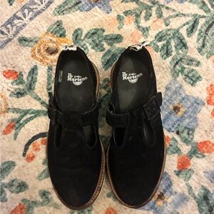 Dr. Martens Black Suede Mary Jane’s